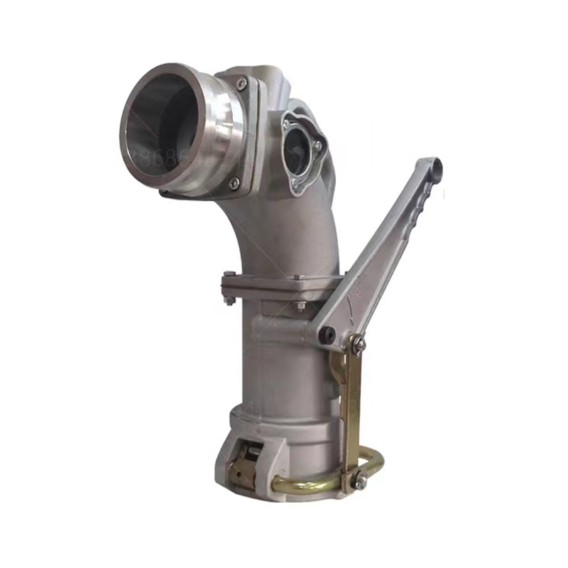 用于加油站燃油卸载的铝制重力滴封输送弯头