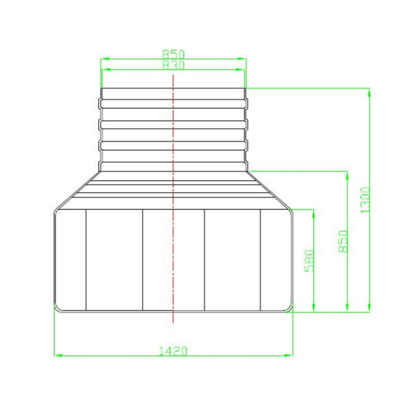 高强度HDPE 16面井｜加油站地下管道和雨水保护