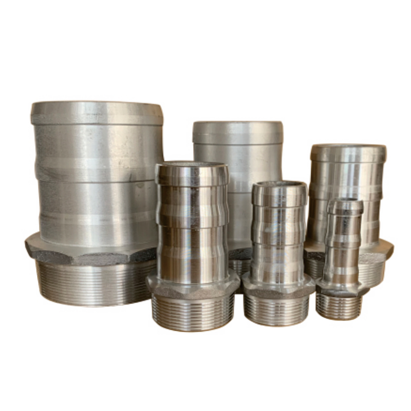 铝制外螺纹X软管尾端–工业流体输送适配器