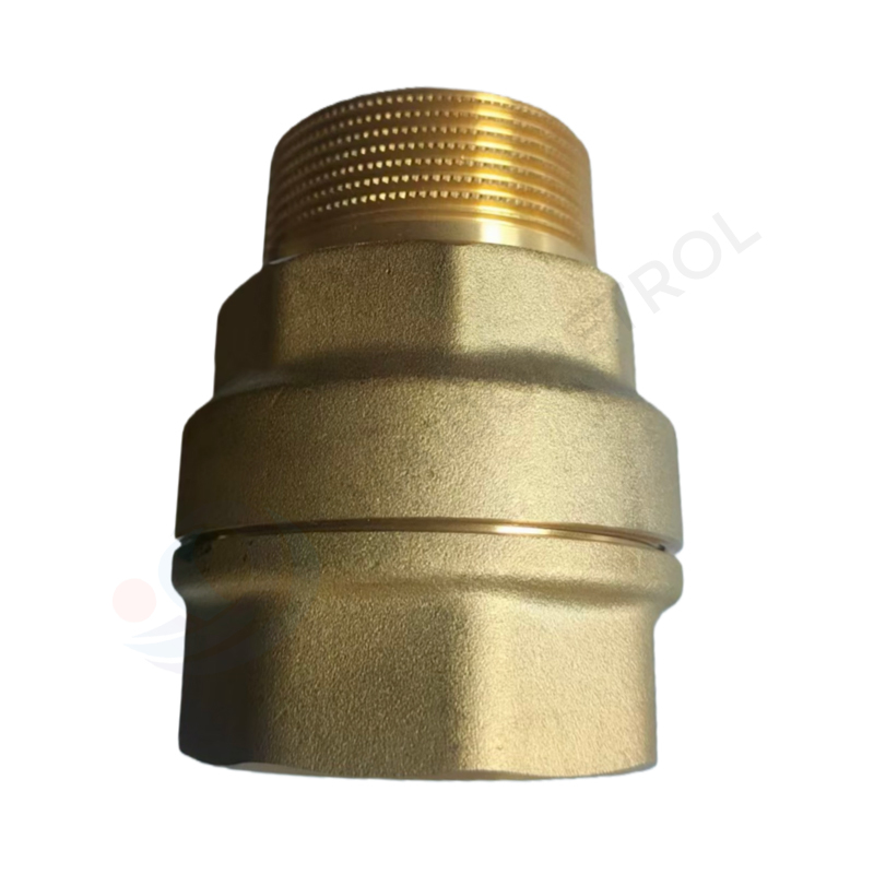 DN50 PE 单层复合燃油管的锁定黄铜紧固接头和弯头